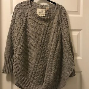 Anthropologie poncho sweater. Angel of the North